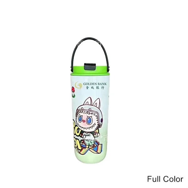 25 oz LABUBU Cartoon Stainless Steel Straw Tumbler W/ Handle - 25 oz LABUBU Cartoon Stainless Steel Straw Tumbler W/ Handle - Image 2 of 8