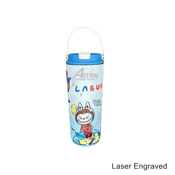 25 oz LABUBU Cartoon Stainless Steel Straw Tumbler W/ Handle - 25 oz LABUBU Cartoon Stainless Steel Straw Tumbler W/ Handle - Image 5 of 8