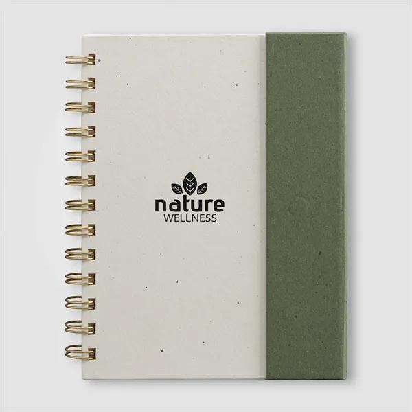 Custom Halden FSC Paper Sticky Note Spiral Notebook Organizer - B6