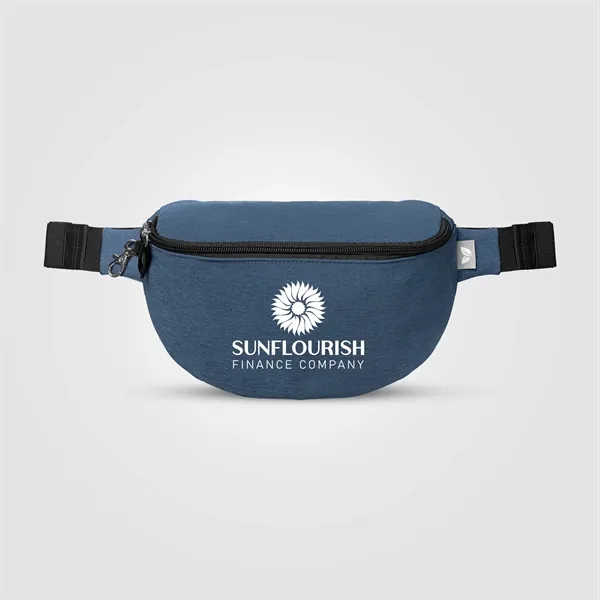 Custom Helsinki rPET Anti-Theft Hook-Zip Waist Bag - 2L