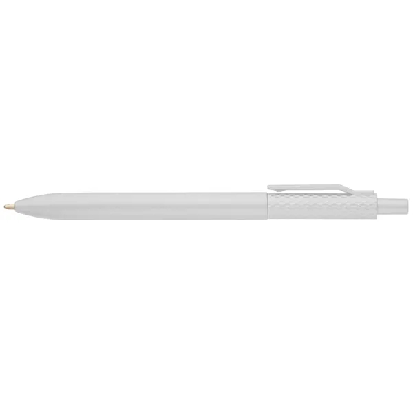 Vale Recycled Plastic Diamond Textured Metallic Pen