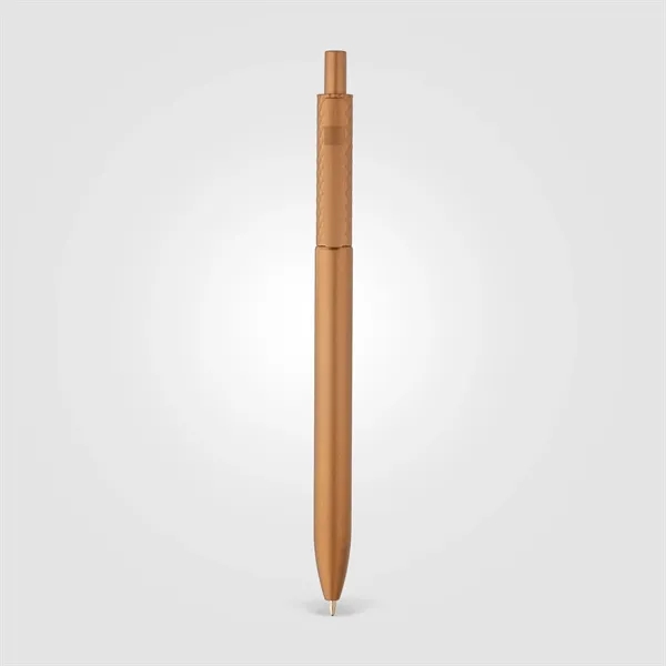 Vale Recycled Plastic Diamond Textured Metallic Pen