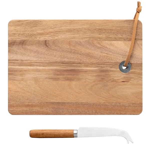 Mysa FSC Hanging Cheese Knife & Board - 18.9 x 5.9 in - Mysa FSC Hanging Cheese Knife & Board - 18.9 x 5.9 in - Image 5 of 6