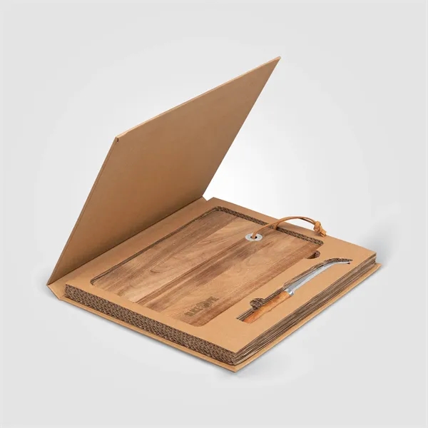 Mysa FSC Hanging Cheese Knife & Board - 18.9 x 5.9 in - Mysa FSC Hanging Cheese Knife & Board - 18.9 x 5.9 in - Image 2 of 6