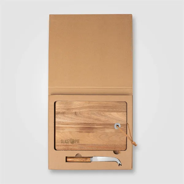 Mysa FSC Hanging Cheese Knife & Board - 18.9 x 5.9 in - Mysa FSC Hanging Cheese Knife & Board - 18.9 x 5.9 in - Image 0 of 6