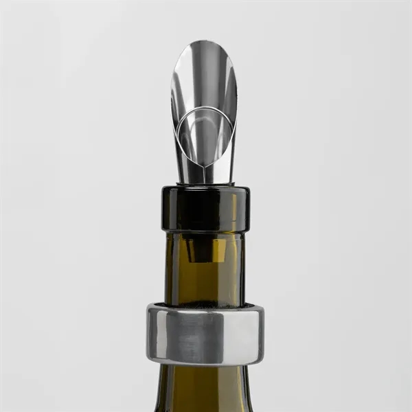 Essex Stainless Steel & FSC Wood Wine Accessory Gift Set - Essex Stainless Steel & FSC Wood Wine Accessory Gift Set - Image 6 of 10