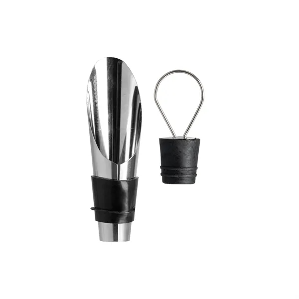 Essex Stainless Steel & FSC Wood Wine Accessory Gift Set - Essex Stainless Steel & FSC Wood Wine Accessory Gift Set - Image 9 of 10