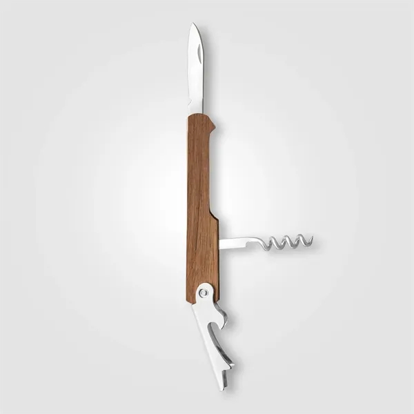 Essex Stainless Steel & FSC Wood Wine Accessory Gift Set - Essex Stainless Steel & FSC Wood Wine Accessory Gift Set - Image 11 of 15