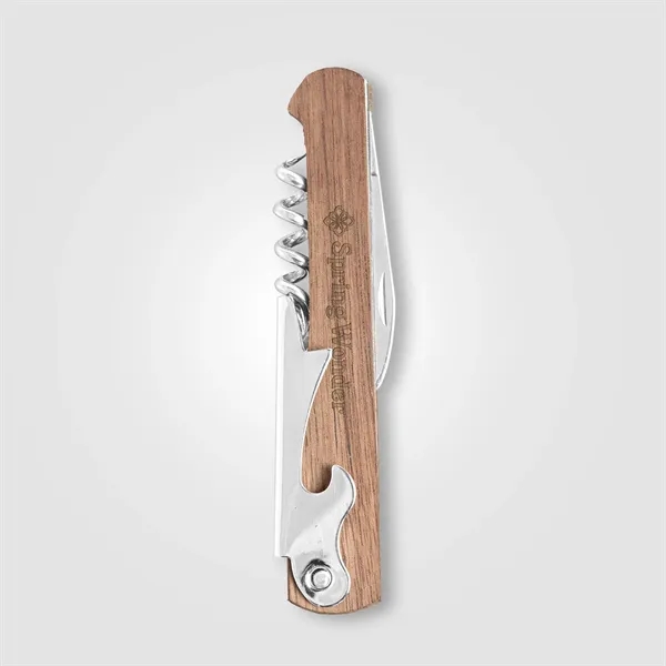 Essex Stainless Steel & FSC Wood Wine Accessory Gift Set - Essex Stainless Steel & FSC Wood Wine Accessory Gift Set - Image 12 of 15