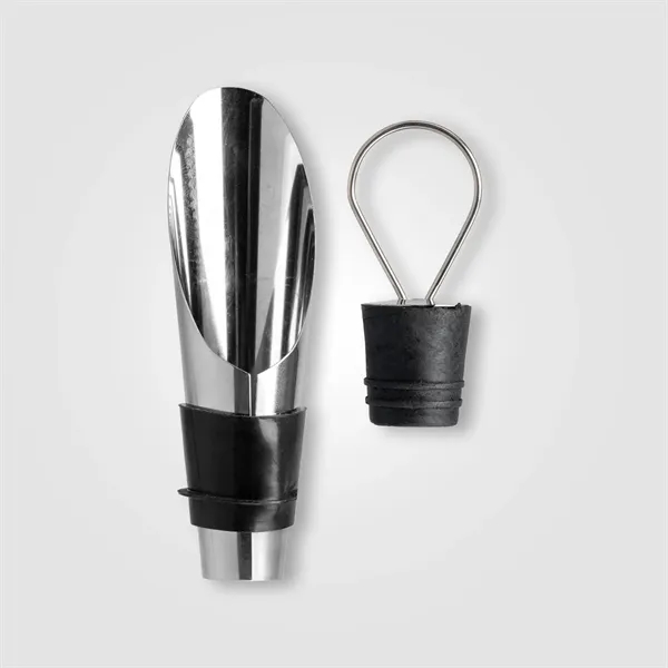 Essex Stainless Steel & FSC Wood Wine Accessory Gift Set - Essex Stainless Steel & FSC Wood Wine Accessory Gift Set - Image 15 of 15