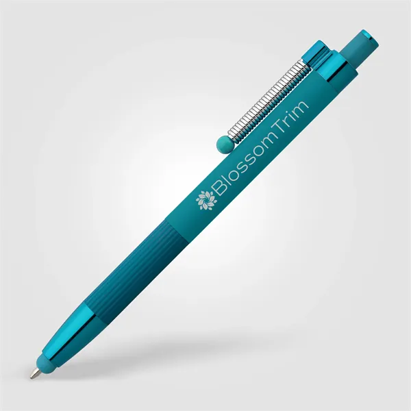 Lisbon Recycled Aluminum Monochrome Fidget Stylus Pen - Lisbon Recycled Aluminum Monochrome Fidget Stylus Pen - Image 6 of 17