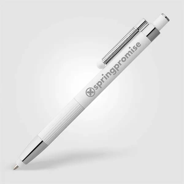 Lisbon Recycled Aluminum Monochrome Fidget Stylus Pen - Lisbon Recycled Aluminum Monochrome Fidget Stylus Pen - Image 3 of 17