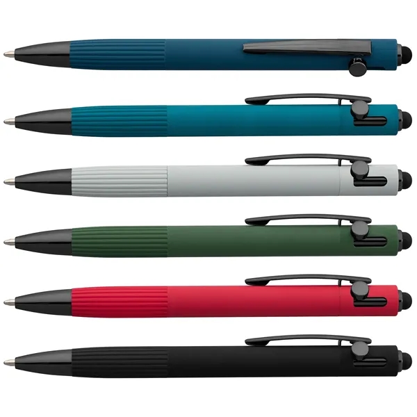 Saga Recycled Aluminum Bolt Action Stylus Pen