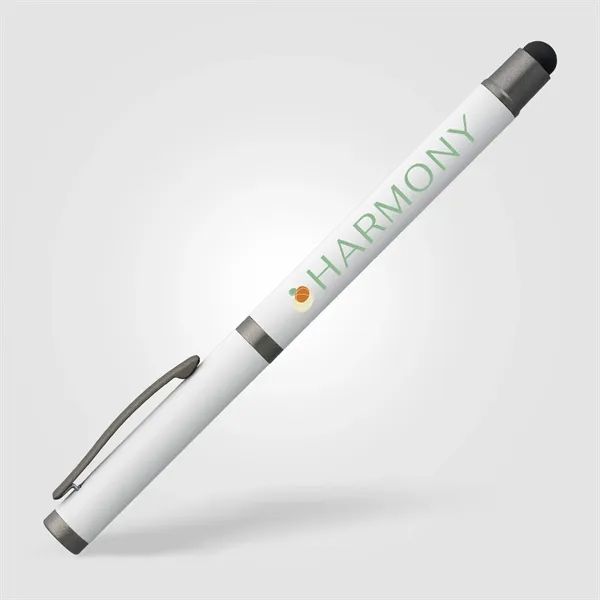 Bowie Recycled Aluminum Stylus Gel Pen - ColorJet