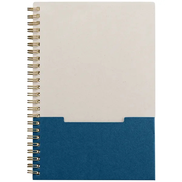 Lino FSC Paper Spiral Binding Vertical Pocket Notebook - A5 - Lino FSC Paper Spiral Binding Vertical Pocket Notebook - A5 - Image 9 of 13