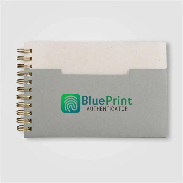 Lino FSC Paper Spiral Binding Horizontal Pocket Notebook -A6 - Lino FSC Paper Spiral Binding Horizontal Pocket Notebook -A6 - Image 3 of 11