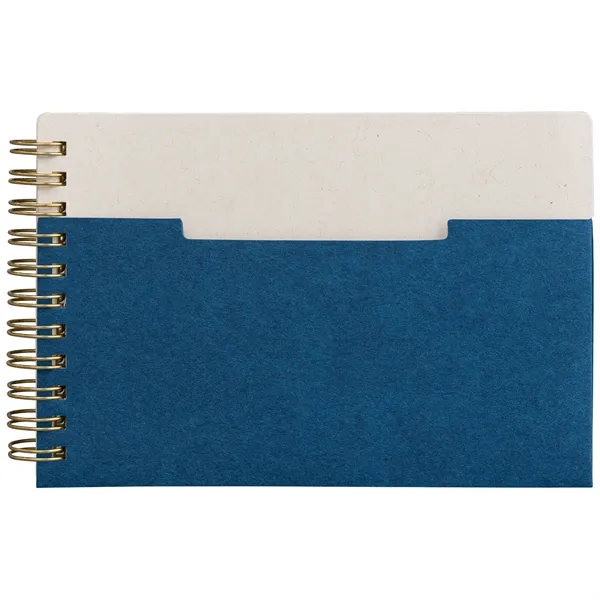 Lino FSC Paper Spiral Binding Horizontal Pocket Notebook -A6 - Lino FSC Paper Spiral Binding Horizontal Pocket Notebook -A6 - Image 9 of 11
