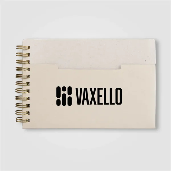 Lino FSC Paper Spiral Binding Horizontal Pocket Notebook - A - Lino FSC Paper Spiral Binding Horizontal Pocket Notebook - A - Image 4 of 14