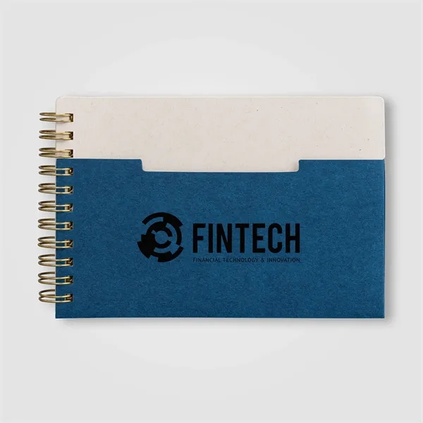 Lino FSC Paper Spiral Binding Horizontal Pocket Notebook - A - Lino FSC Paper Spiral Binding Horizontal Pocket Notebook - A - Image 5 of 14