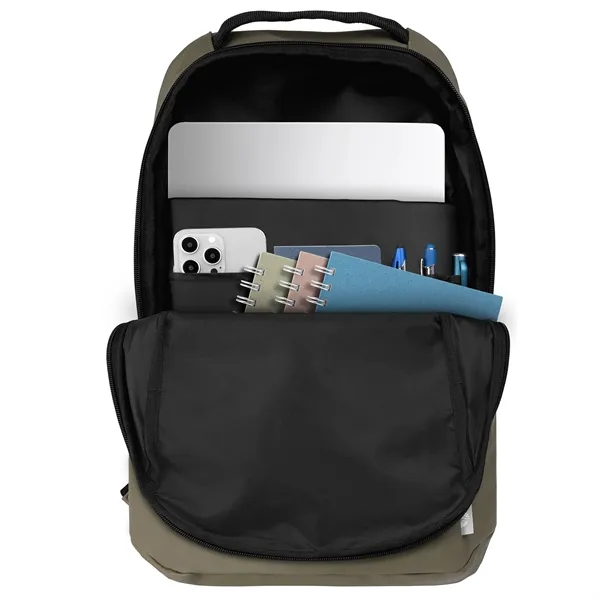 Malmo rPET Waterproof Zippered 15-Inch Laptop Backpack - 14L