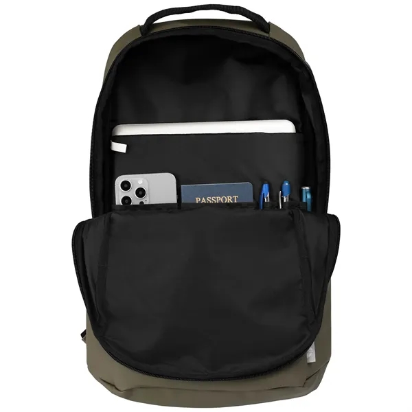 Malmo rPET Waterproof Zippered 15-Inch Laptop Backpack - 14L