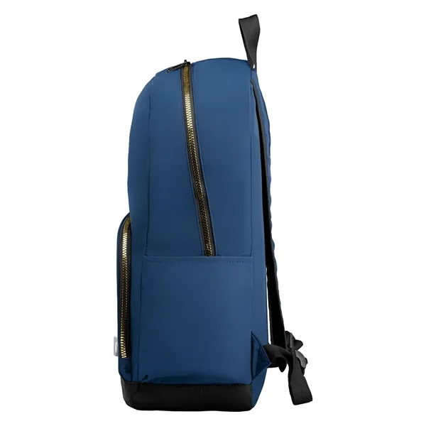 Kora rPET Dual Pocket Gold-Zip 15 Inch Laptop Backpack - 20L