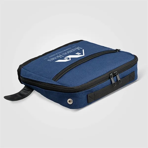 Odyssey 16 oz. Recycled Cotton Tech Organizer Zippered Pouch - Odyssey 16 oz. Recycled Cotton Tech Organizer Zippered Pouch - Image 7 of 31