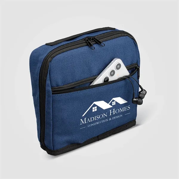 Odyssey 16 oz. Recycled Cotton Tech Organizer Zippered Pouch - Odyssey 16 oz. Recycled Cotton Tech Organizer Zippered Pouch - Image 8 of 31