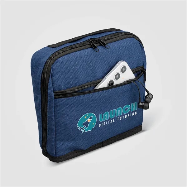 Odyssey 16 oz. Recycled Cotton Tech Organizer Zippered Pouch - Odyssey 16 oz. Recycled Cotton Tech Organizer Zippered Pouch - Image 18 of 31