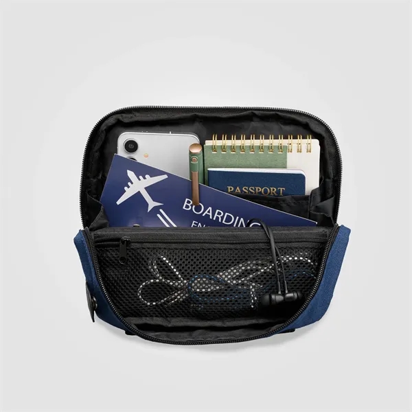 Odyssey 16 oz. Recycled Cotton Tech Organizer Zippered Pouch - Odyssey 16 oz. Recycled Cotton Tech Organizer Zippered Pouch - Image 21 of 31