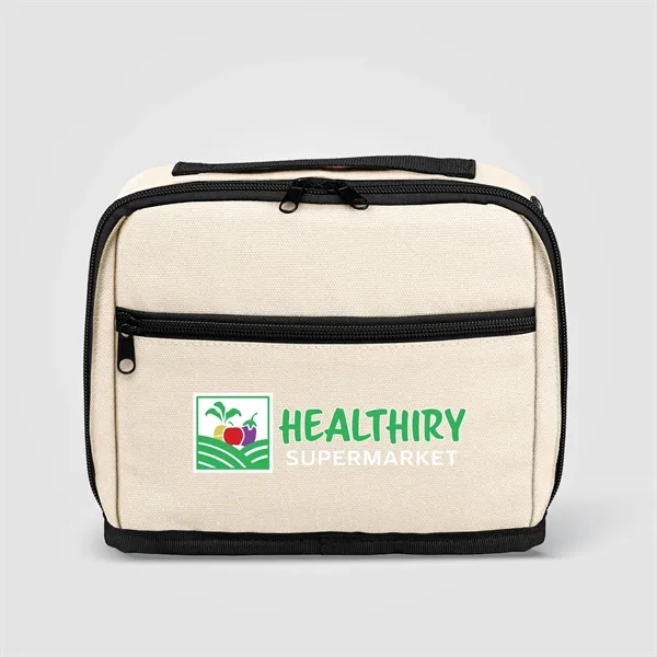 Odyssey 16 oz. Recycled Cotton Tech Organizer Zippered Pouch - Odyssey 16 oz. Recycled Cotton Tech Organizer Zippered Pouch - Image 3 of 31