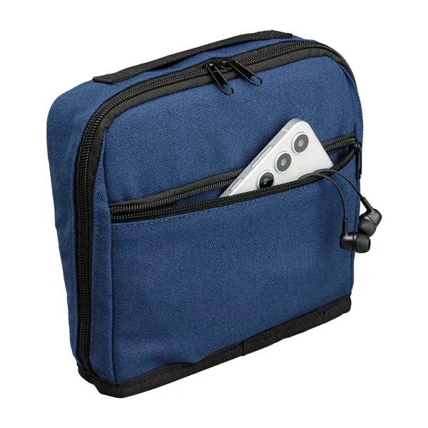 Odyssey 16 oz. Recycled Cotton Tech Organizer Zippered Pouch - Odyssey 16 oz. Recycled Cotton Tech Organizer Zippered Pouch - Image 7 of 31