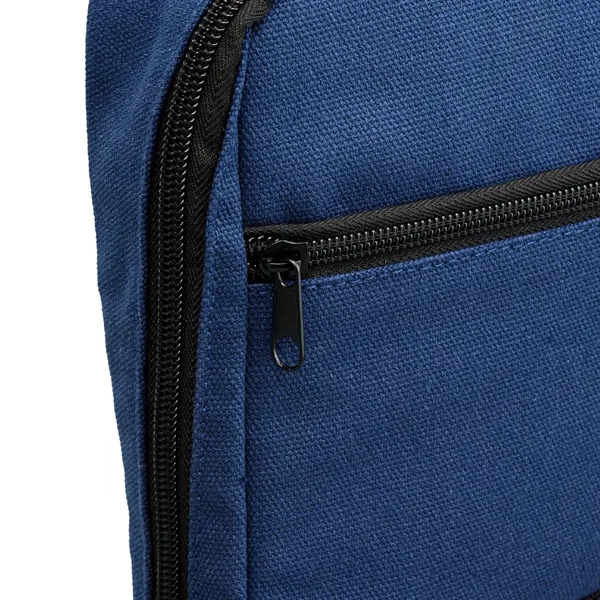 Odyssey 16 oz. Recycled Cotton Tech Organizer Zippered Pouch - Odyssey 16 oz. Recycled Cotton Tech Organizer Zippered Pouch - Image 11 of 31