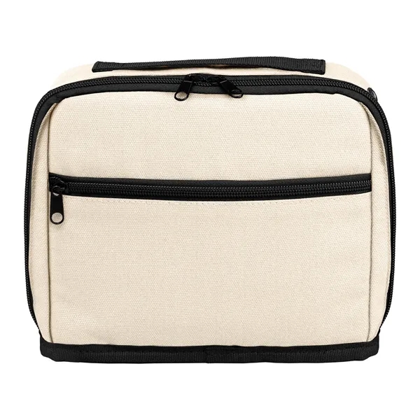Odyssey 16 oz. Recycled Cotton Tech Organizer Zippered Pouch - Odyssey 16 oz. Recycled Cotton Tech Organizer Zippered Pouch - Image 5 of 31