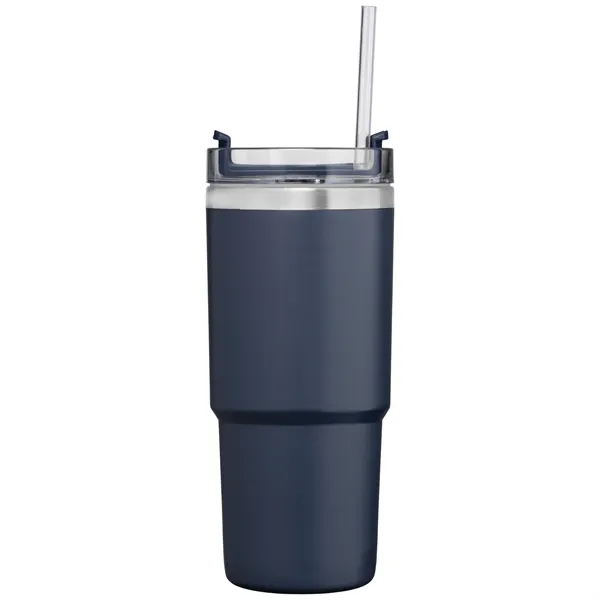 Recycled Stainless Steel Double Wall Leakproof Straw Tumbler - Recycled Stainless Steel Double Wall Leakproof Straw Tumbler - Image 7 of 18