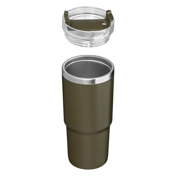 Recycled Stainless Steel Double Wall Leakproof Straw Tumbler - Recycled Stainless Steel Double Wall Leakproof Straw Tumbler - Image 18 of 24