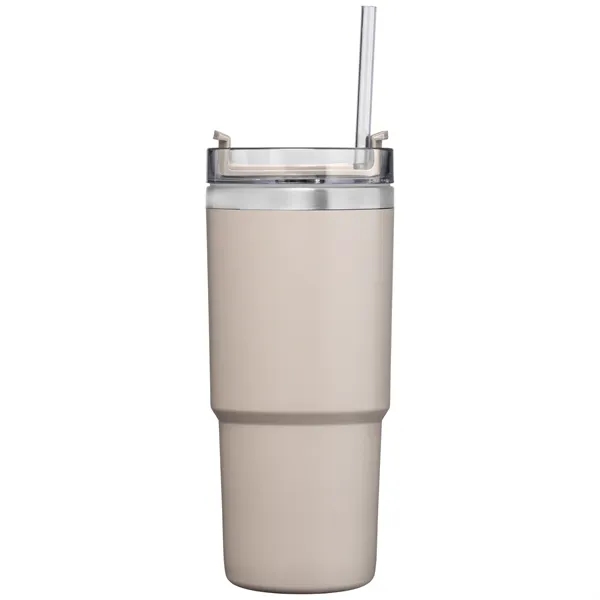Recycled Stainless Steel Double Wall Leakproof Straw Tumbler - Recycled Stainless Steel Double Wall Leakproof Straw Tumbler - Image 11 of 24