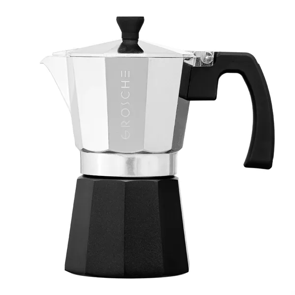 Grosche Milano Aluminum Stovetop Espresso Maker - 6-cup