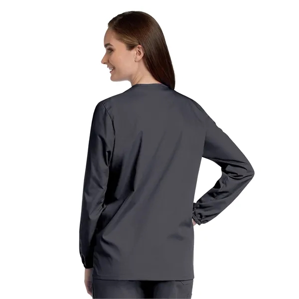 Landau - ScrubZone - Women's 3-Pocket Crew Neck Warm-Up J... - Landau - ScrubZone - Women's 3-Pocket Crew Neck Warm-Up J... - Image 6 of 23