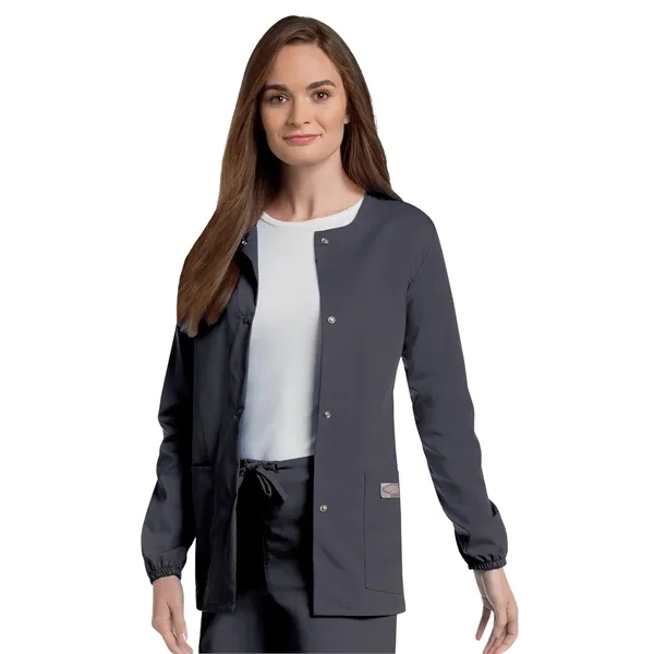 Landau - ScrubZone - Women's 3-Pocket Crew Neck Warm-Up J... - Landau - ScrubZone - Women's 3-Pocket Crew Neck Warm-Up J... - Image 7 of 23