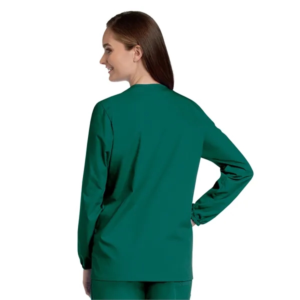 Landau - ScrubZone - Women's 3-Pocket Crew Neck Warm-Up J... - Landau - ScrubZone - Women's 3-Pocket Crew Neck Warm-Up J... - Image 8 of 23