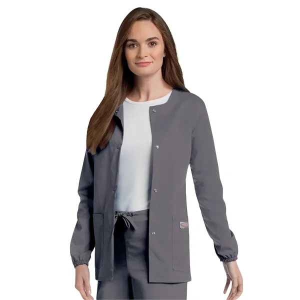 Landau - ScrubZone - Women's 3-Pocket Crew Neck Warm-Up J... - Landau - ScrubZone - Women's 3-Pocket Crew Neck Warm-Up J... - Image 15 of 23