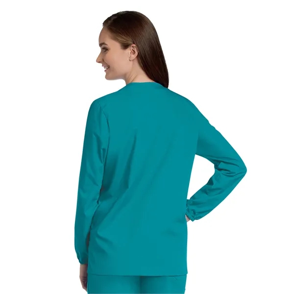 Landau - ScrubZone - Women's 3-Pocket Crew Neck Warm-Up J... - Landau - ScrubZone - Women's 3-Pocket Crew Neck Warm-Up J... - Image 16 of 23