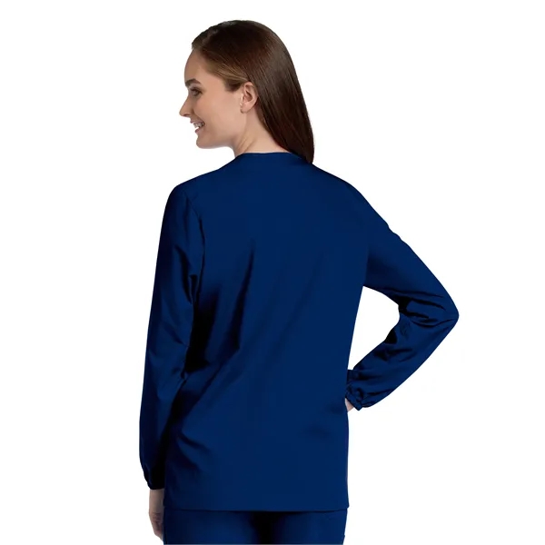 Landau - ScrubZone - Women's 3-Pocket Crew Neck Warm-Up J... - Landau - ScrubZone - Women's 3-Pocket Crew Neck Warm-Up J... - Image 18 of 23