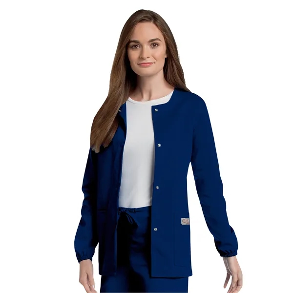 Landau - ScrubZone - Women's 3-Pocket Crew Neck Warm-Up J... - Landau - ScrubZone - Women's 3-Pocket Crew Neck Warm-Up J... - Image 19 of 23