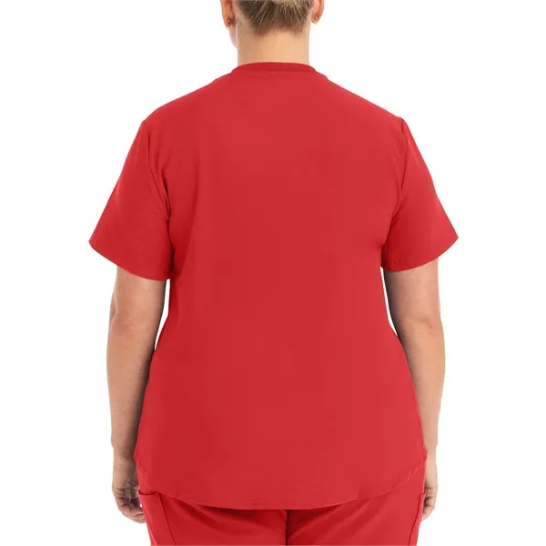 Landau - Forward - Women's Two-Pocket Shirttail Hemline V... - Landau - Forward - Women's Two-Pocket Shirttail Hemline V... - Image 22 of 38