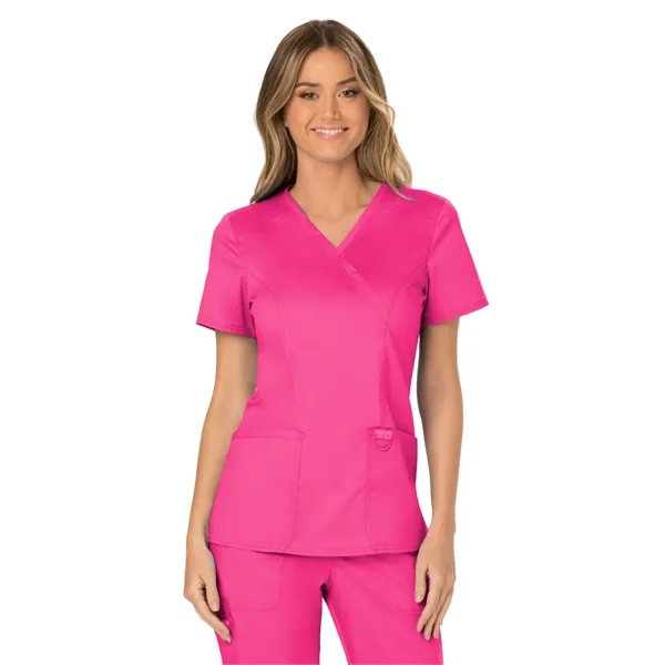 Cherokee - Workwear Revolution - Mock Wrap Top - Cherokee - Workwear Revolution - Mock Wrap Top - Image 9 of 39
