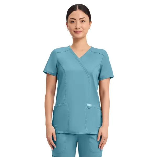 Cherokee - Workwear Revolution - Mock Wrap Top - Cherokee - Workwear Revolution - Mock Wrap Top - Image 31 of 39