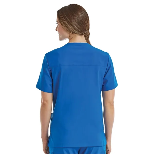 ScrubJoy Fit-4-All - Unisex Three-Pocket V-Neck Top - ScrubJoy Fit-4-All - Unisex Three-Pocket V-Neck Top - Image 8 of 11