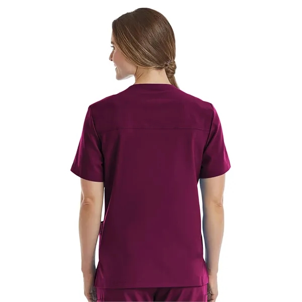 ScrubJoy Fit-4-All - Unisex Three-Pocket V-Neck Top - ScrubJoy Fit-4-All - Unisex Three-Pocket V-Neck Top - Image 10 of 11